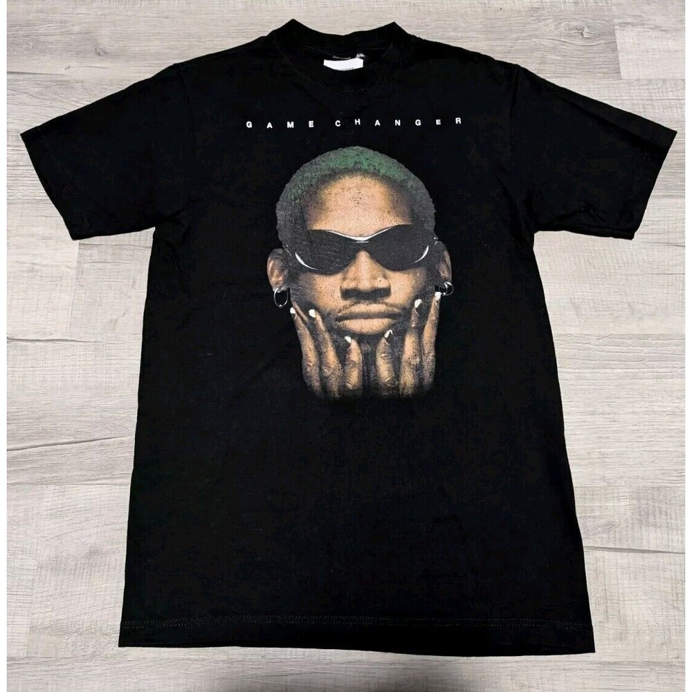 Dennis Rodman Green Hair Game Changer Tee Men's Size Medium